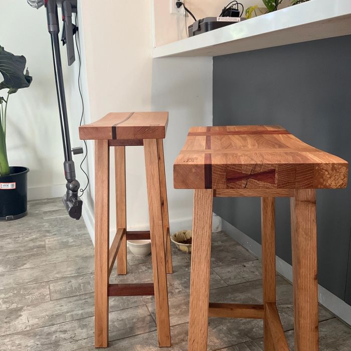 Custom Barstool Pair — view 50