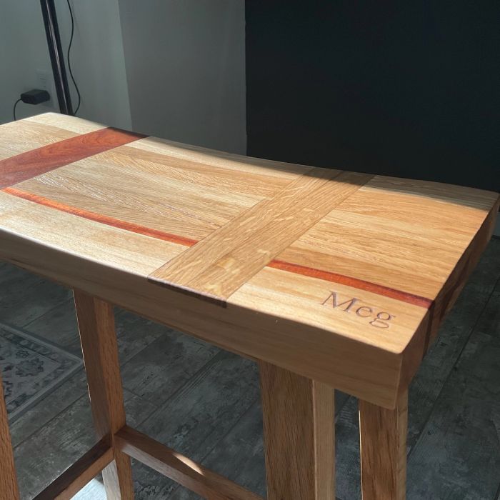 Custom Barstool Pair — view 12