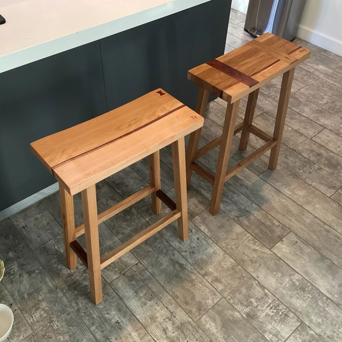Custom Barstool Pair — view 57