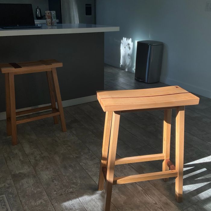 Custom Barstool Pair — view 38