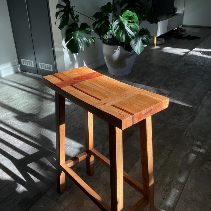 Custom Barstool Pair — view 15