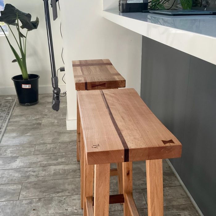 Custom Barstool Pair — view 26