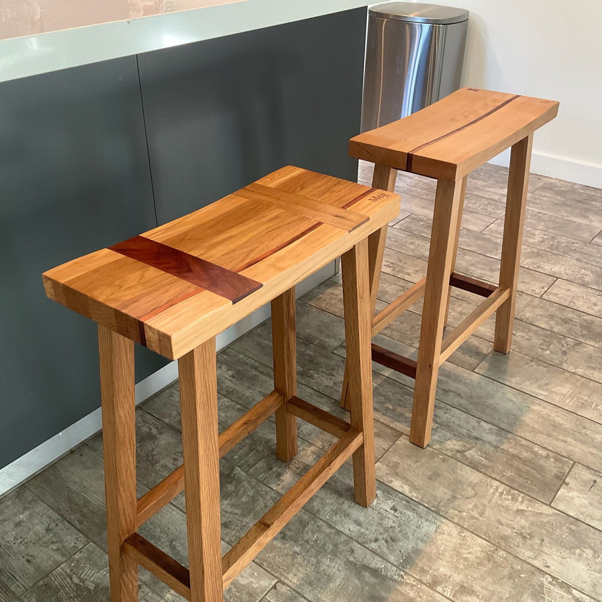 Custom Barstool Pair