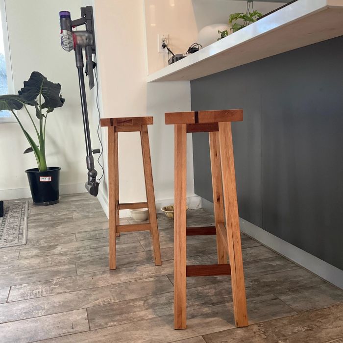 Custom Barstool Pair — view 47