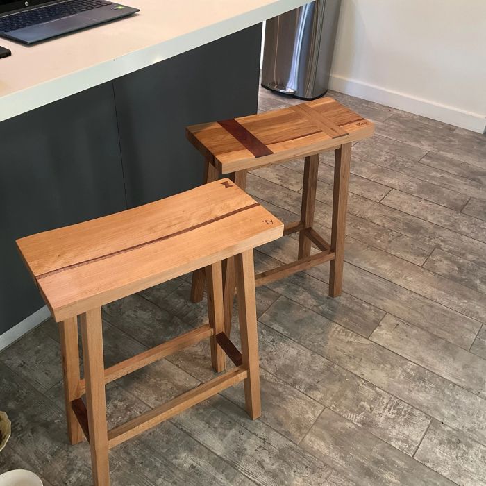 Custom Barstool Pair — view 53