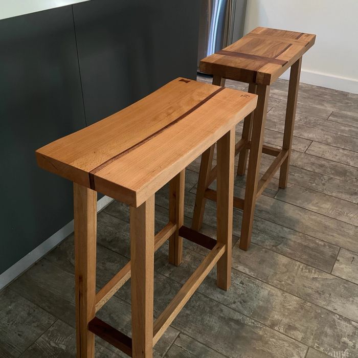 Custom Barstool Pair — view 58