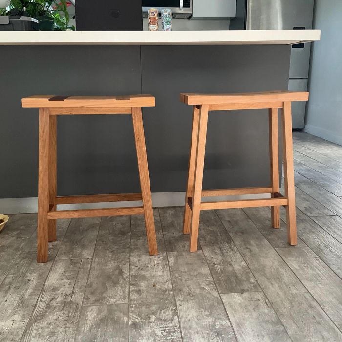 Custom Barstool Pair — view 21