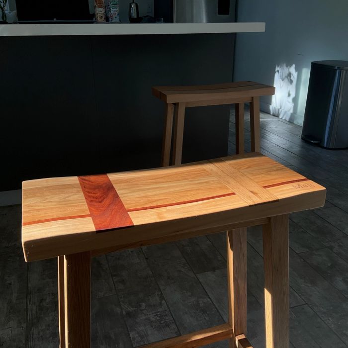 Custom Barstool Pair — view 11