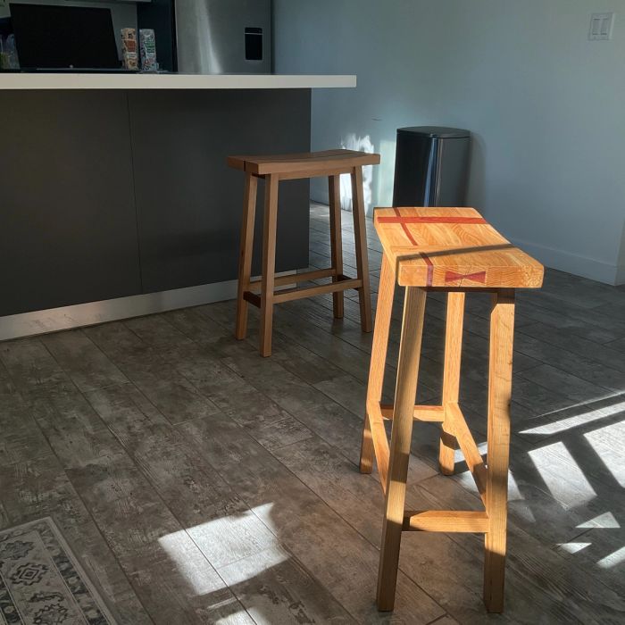 Custom Barstool Pair — view 7