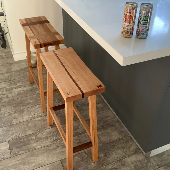 Custom Barstool Pair — view 29