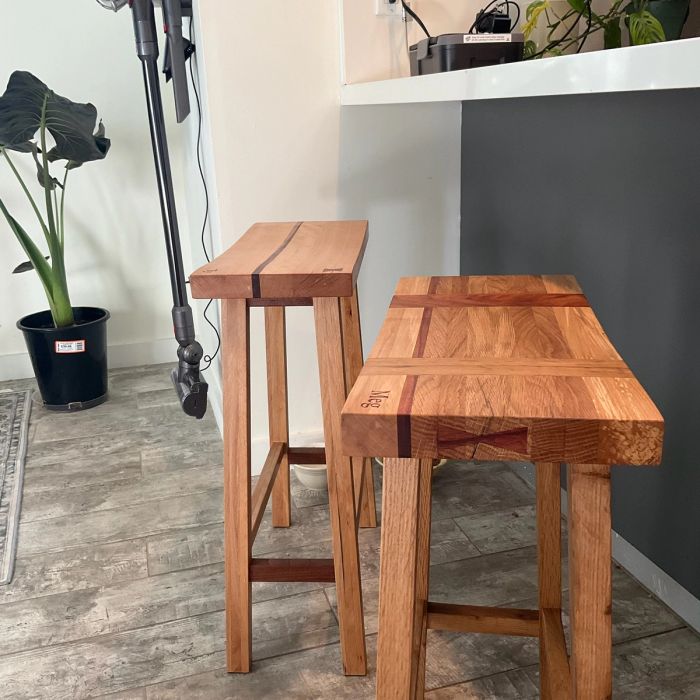 Custom Barstool Pair — view 49