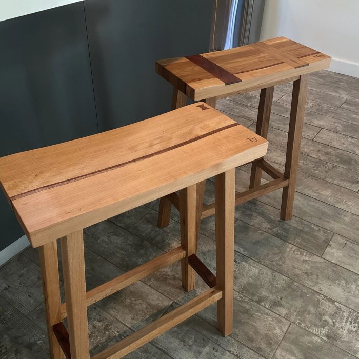 Custom Barstool Pair — view 52