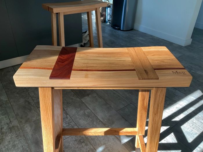 Custom Barstool Pair — view 3