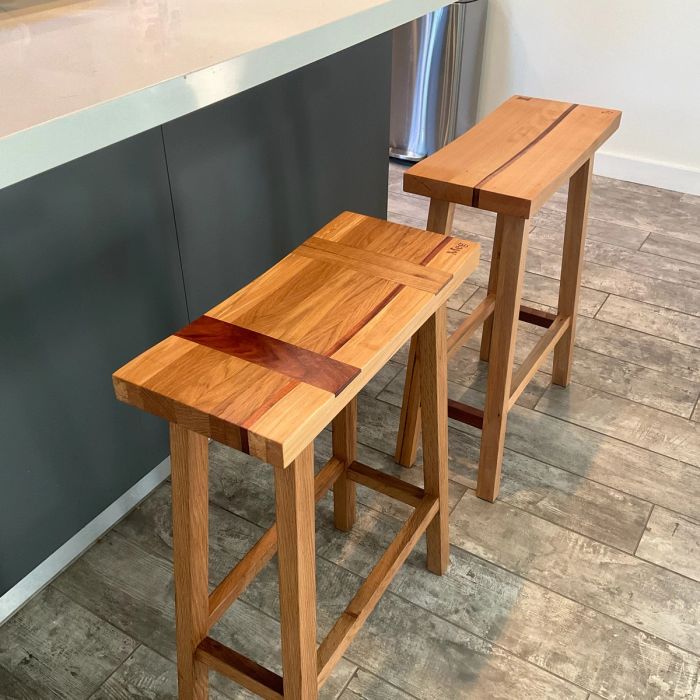 Custom Barstool Pair — view 59
