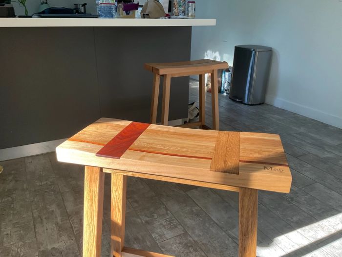 Custom Barstool Pair — view 4