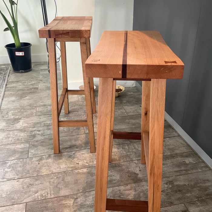 Custom Barstool Pair — view 48