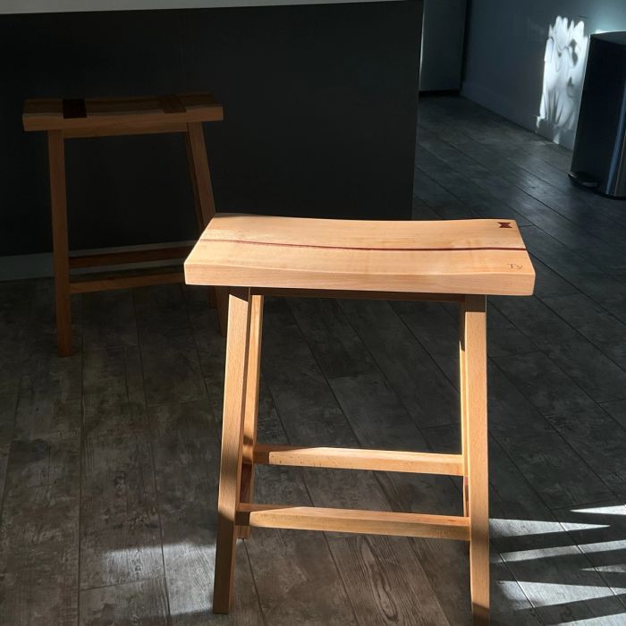 Custom Barstool Pair — view 37