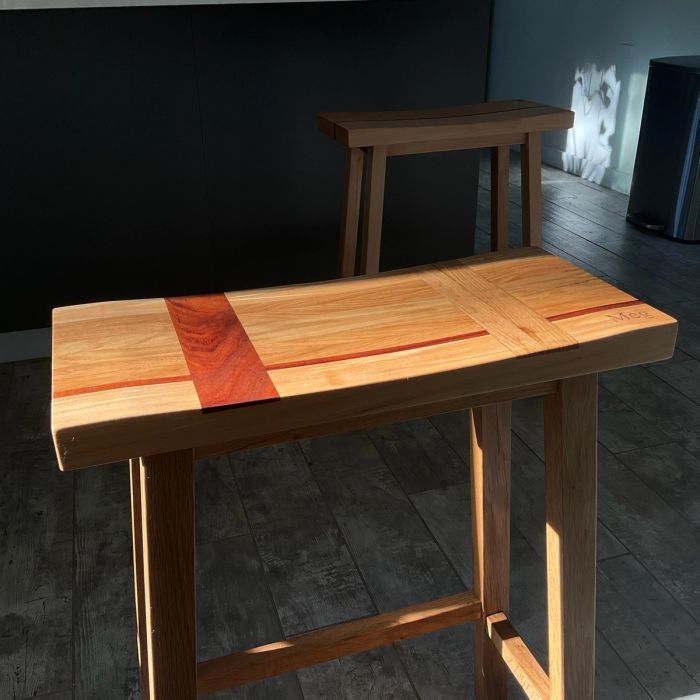 Custom Barstool Pair — view 10