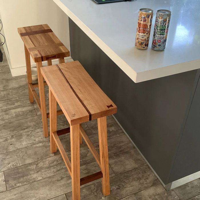 Custom Barstool Pair — view 28