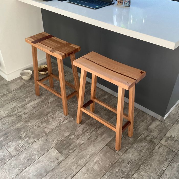 Custom Barstool Pair — view 23
