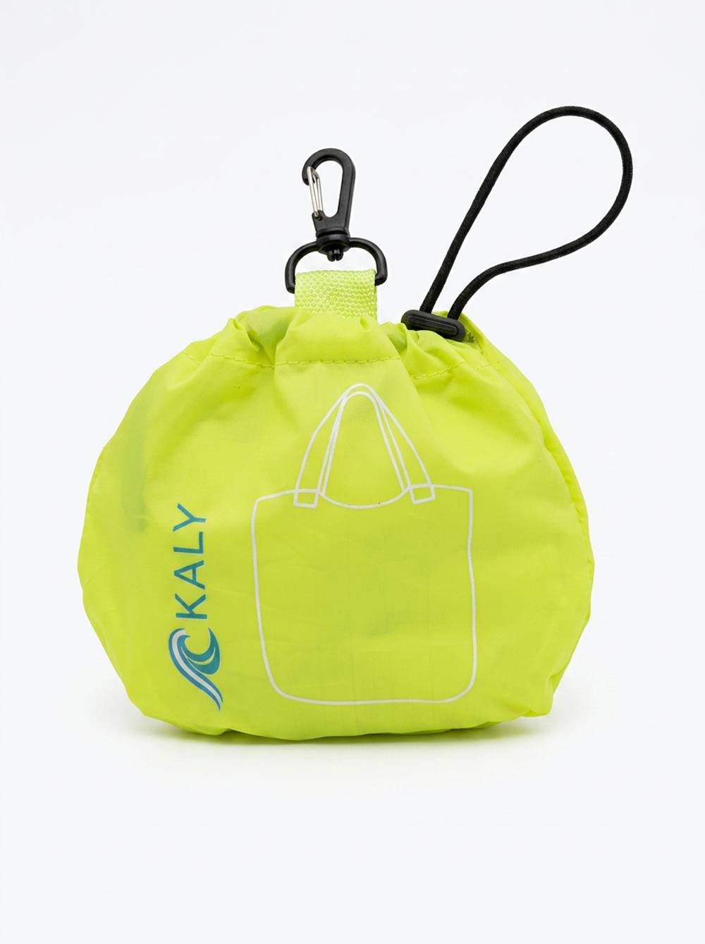 Totebag Cane Amarillo Fluo bolsillo
