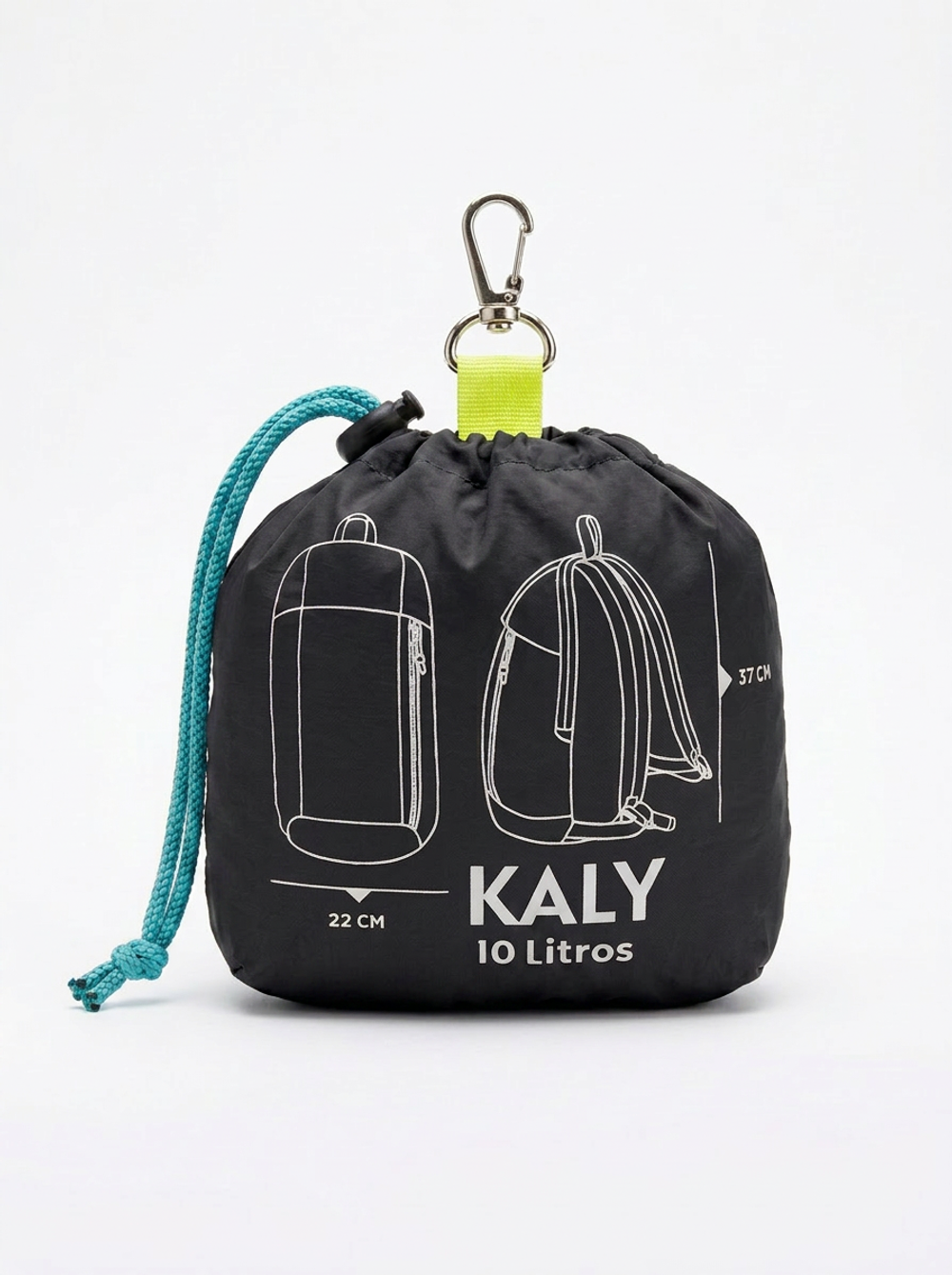 Mochila Himalaya 10L Turquesa 2