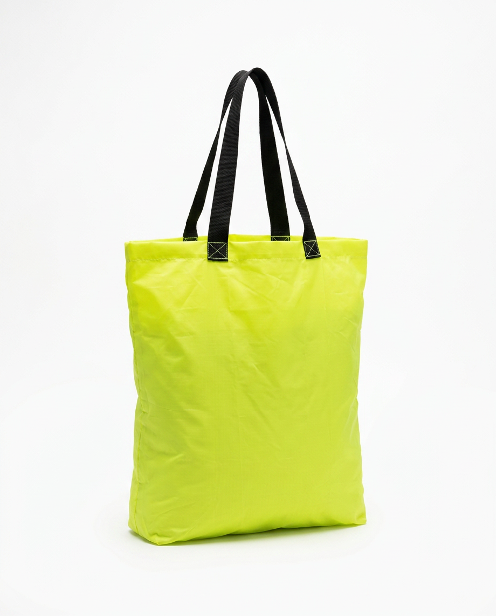 Totebag Cane Amarillo Fluo abierta