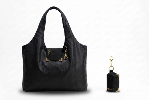 Totebag llavero Athenas Ónix