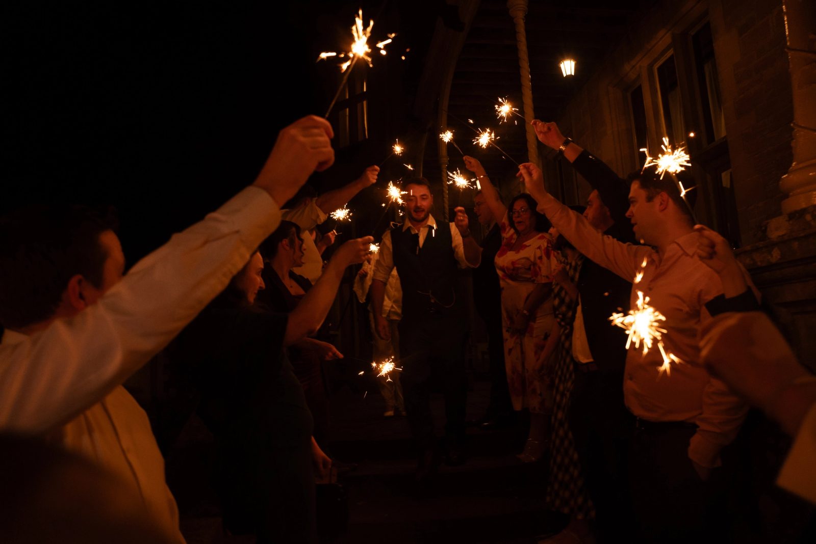 Sparkler send-off