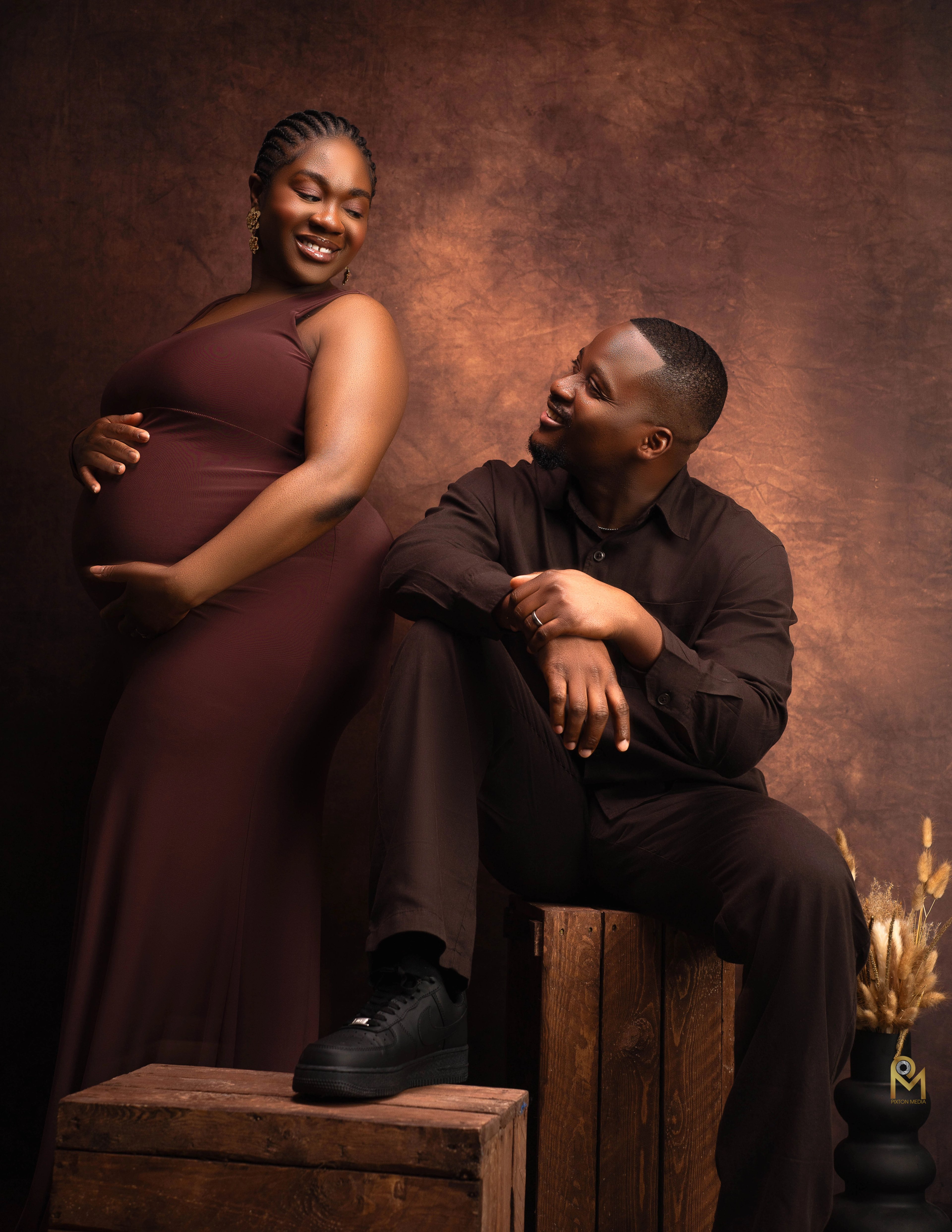 Professional studio portrait by Pixton Media