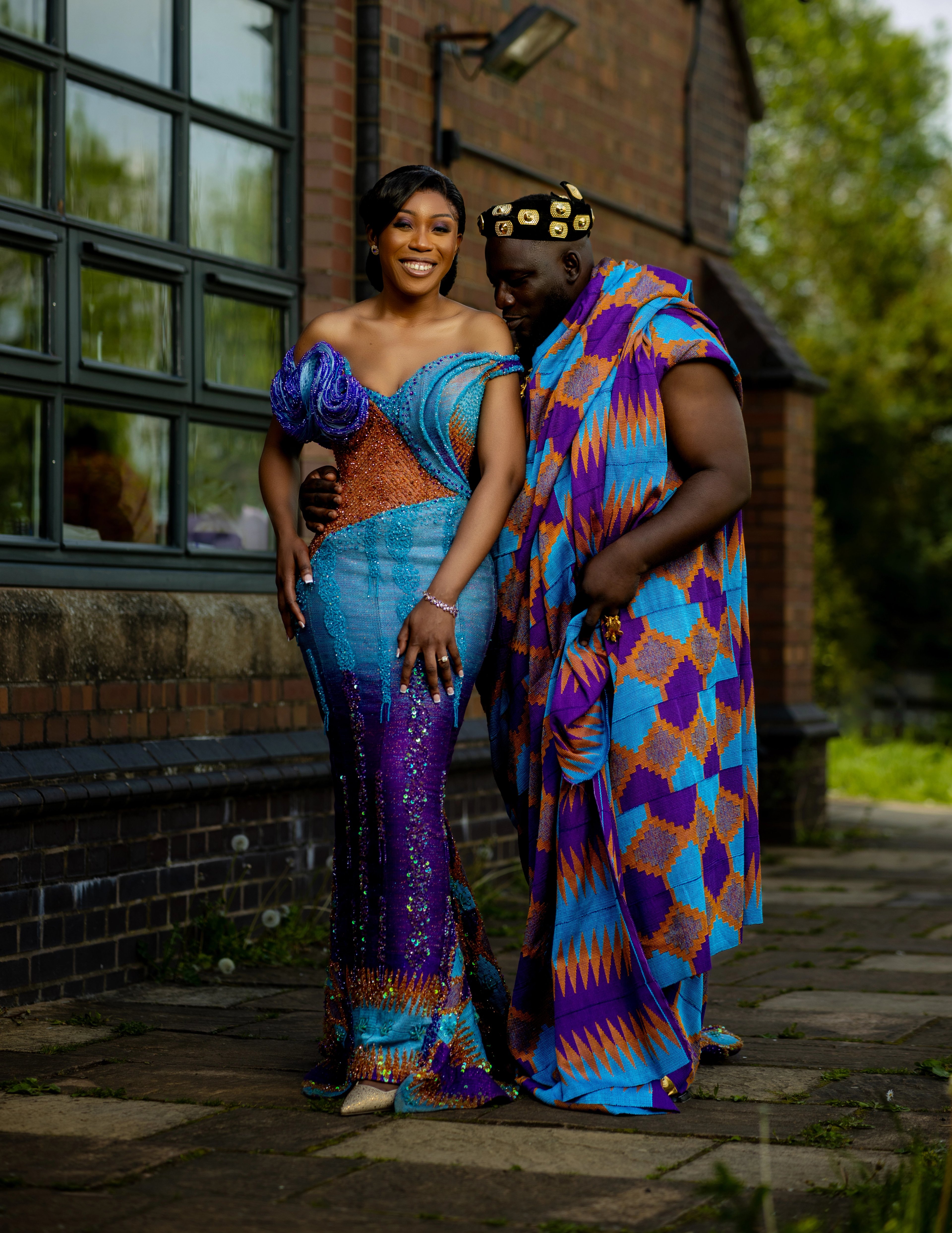 Kukuwaa and Nana's traditional wedding in Stoke-on-Trent, photographed by Pixton Media
