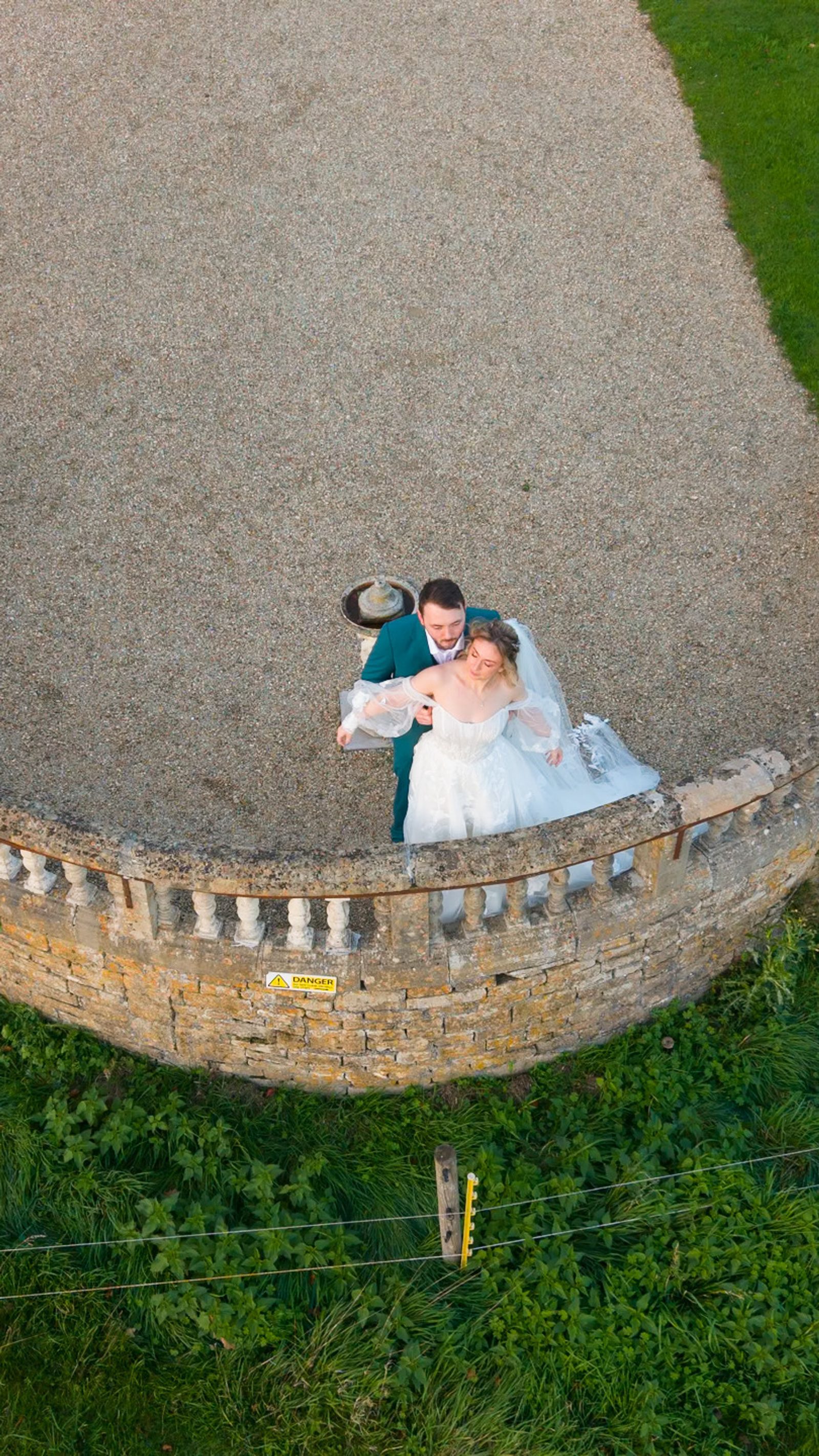 Candid celebration moment