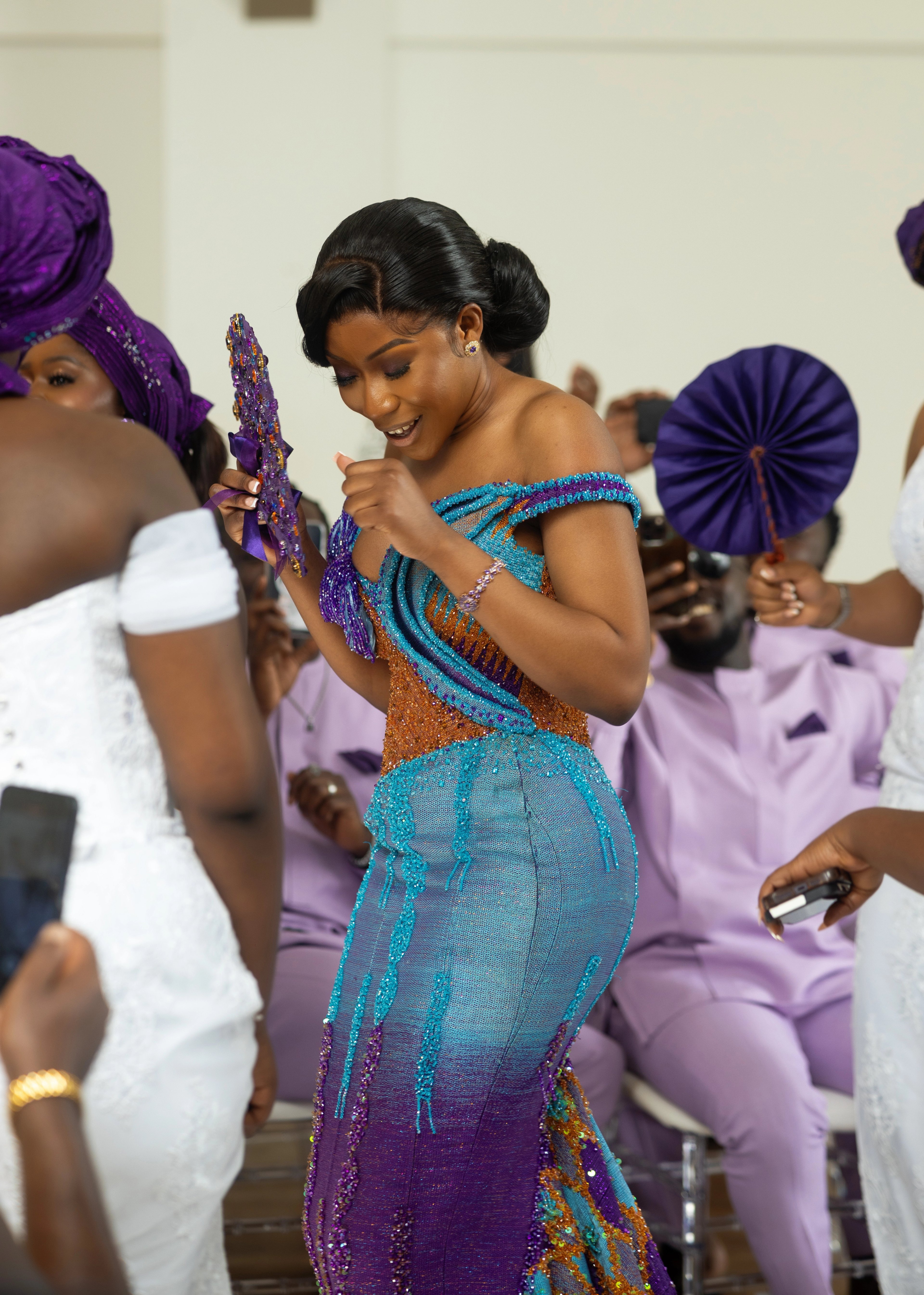 Kukuwaa and Nana's traditional wedding in Stoke-on-Trent, photographed by Pixton Media