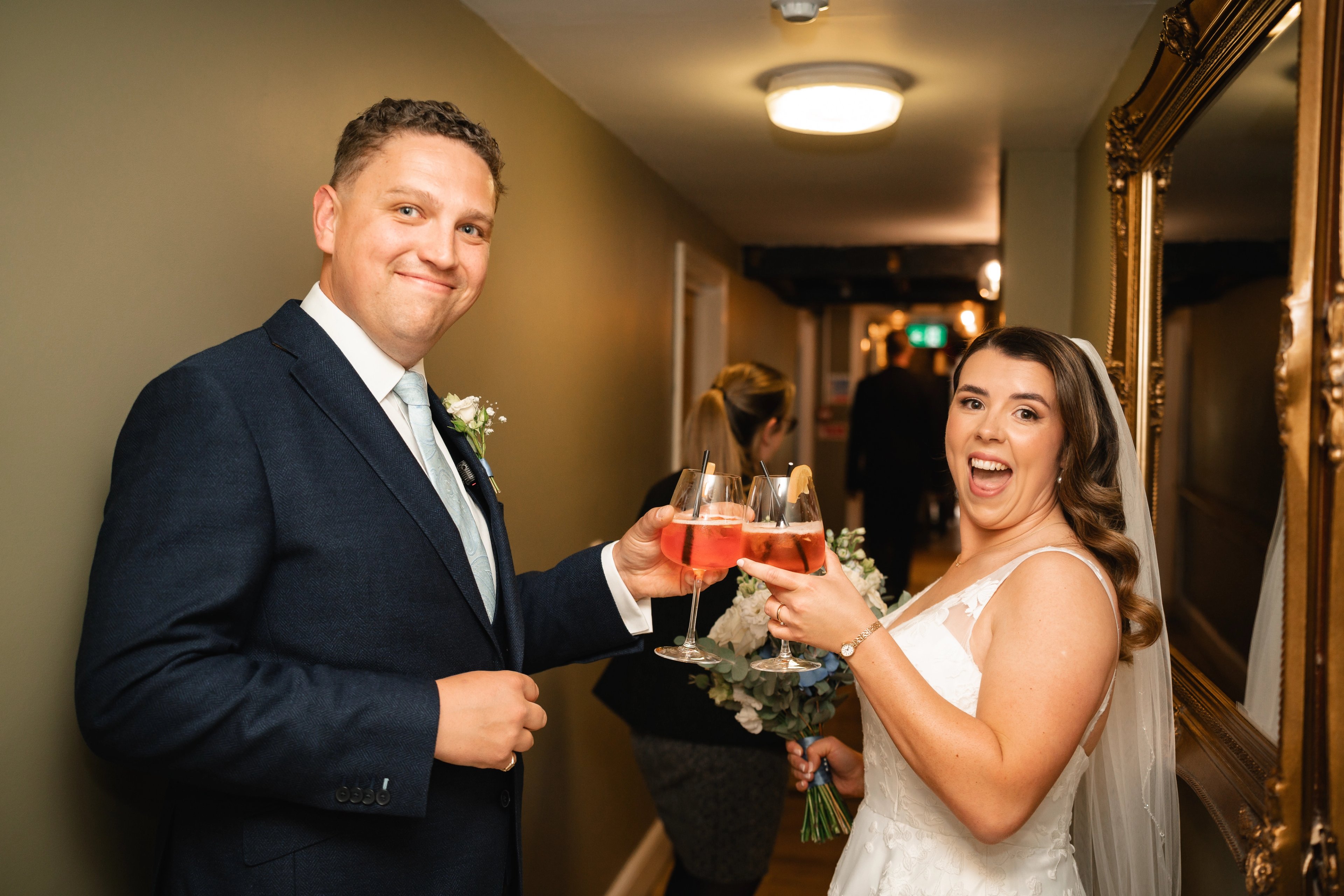 Becky and James wedding portrait by Pixton Media
