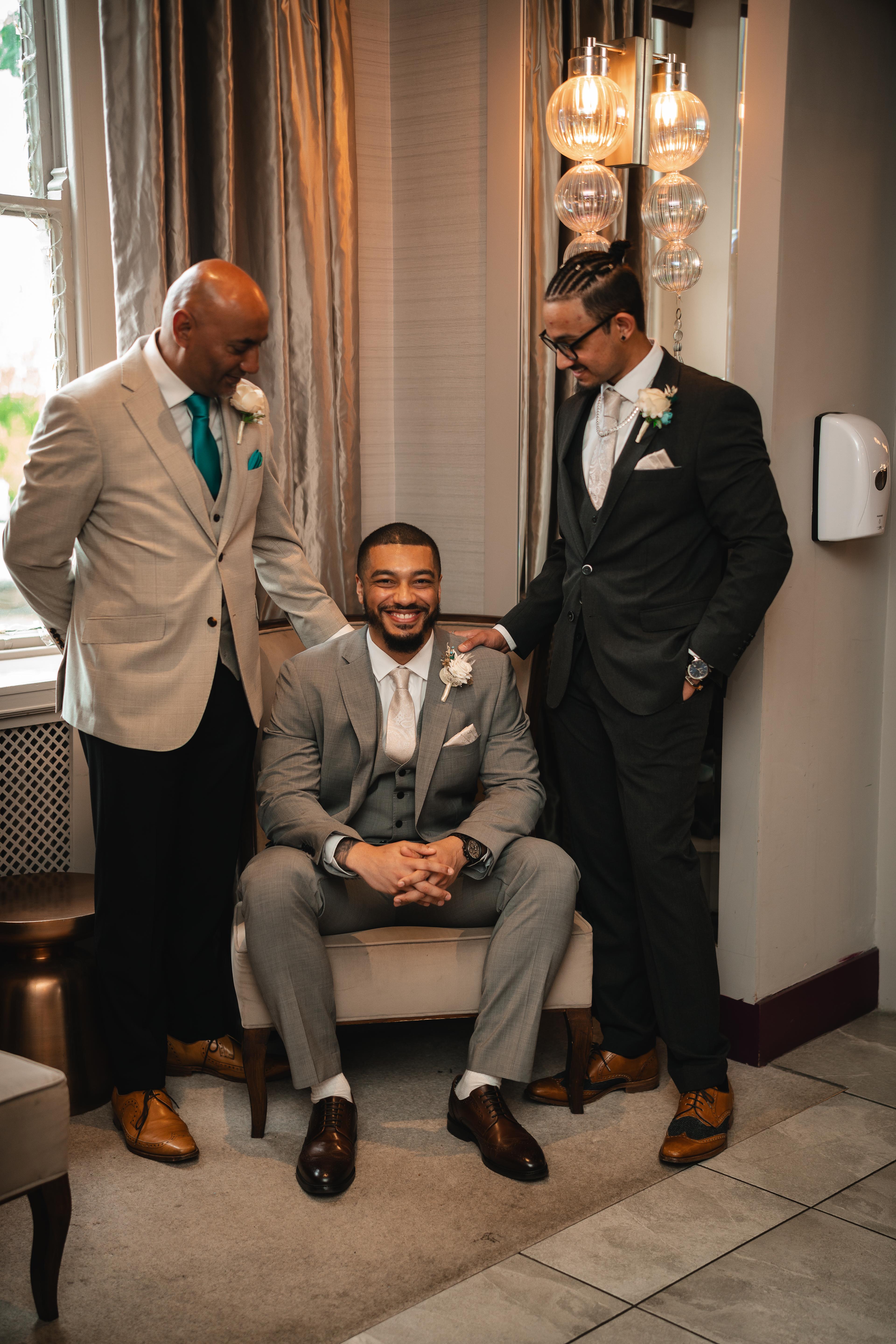 Quintin + Harv wedding portrait by Pixton Media