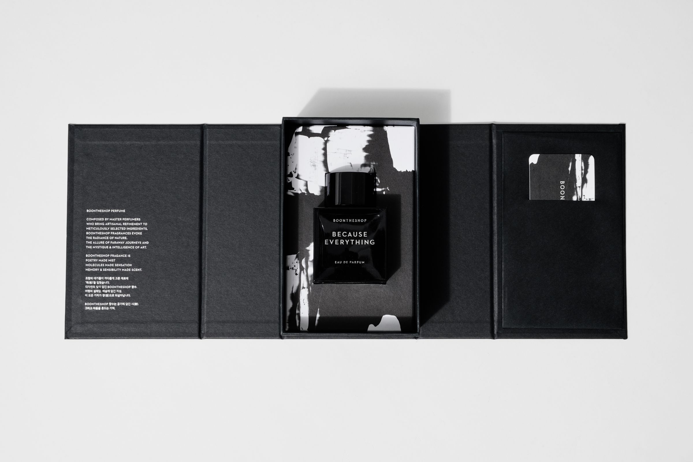 BOONTHESHOP fragrance packaging open