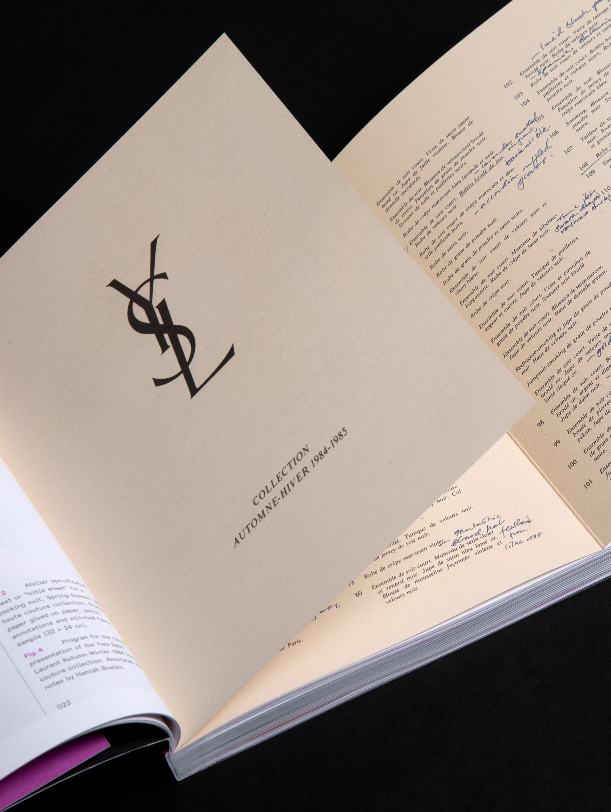 NR2154: Yves Saint Laurent: The Hamish Bowles Collection