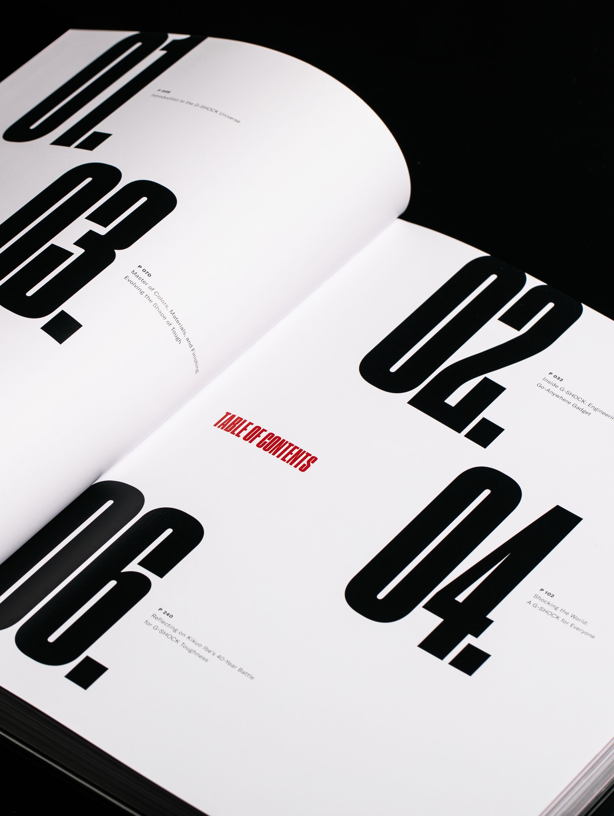 G-SHOCK Book Spread