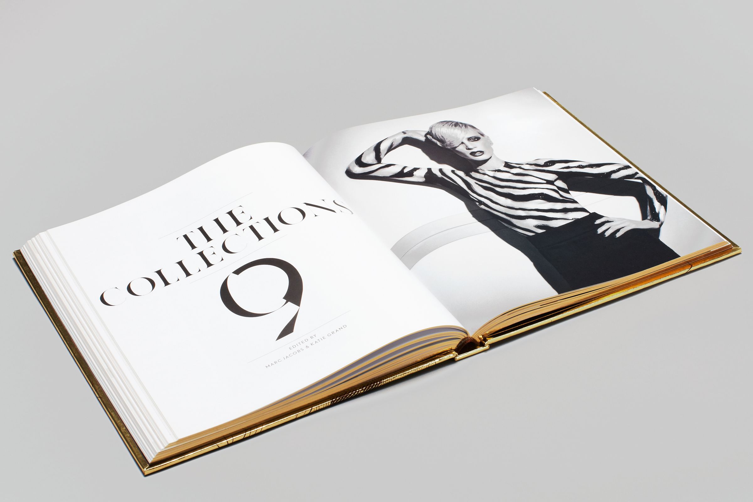 Spread layout design from Louis Vuitton Marc Jacobs book