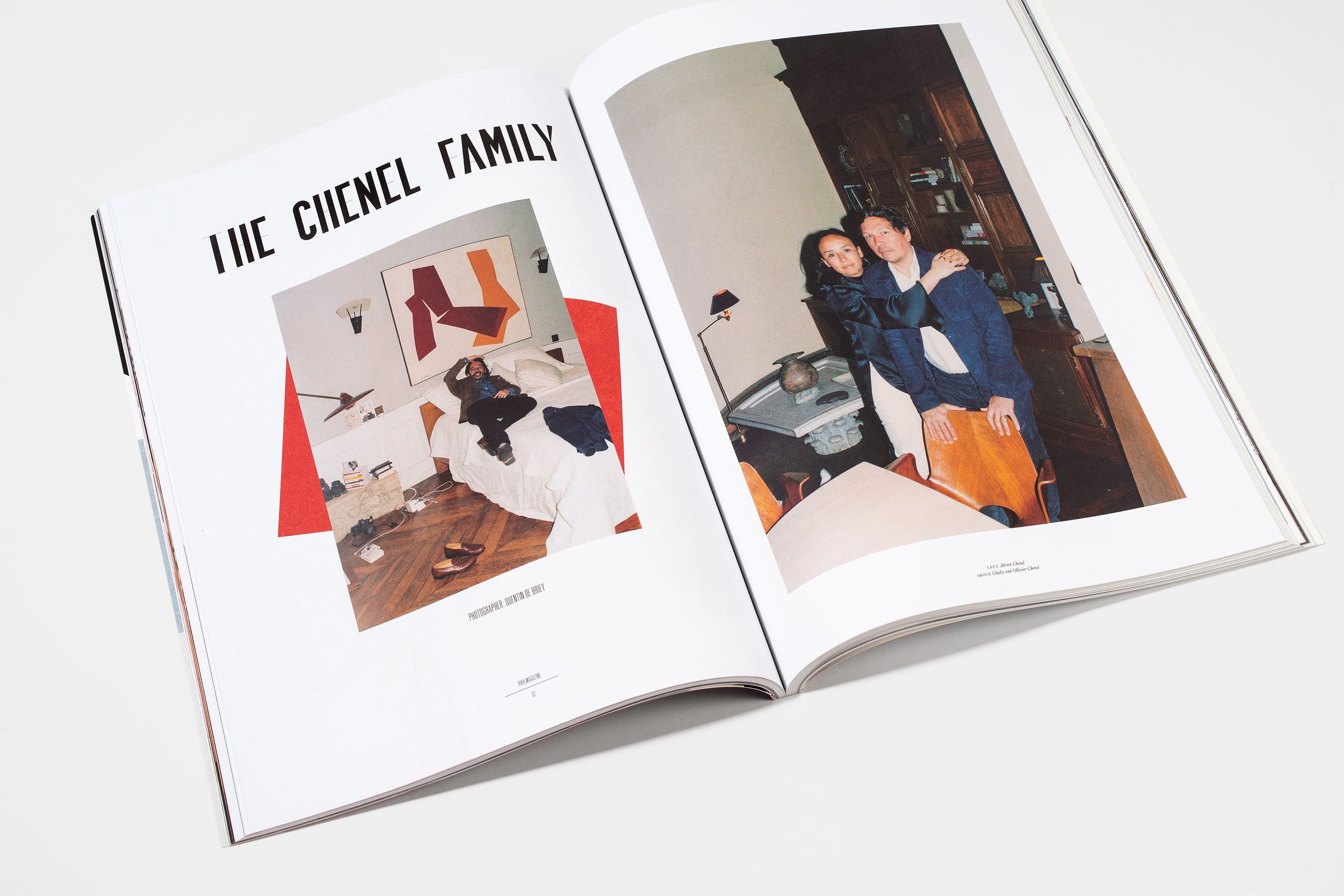 Rika Magazine issue no. 19 The Chenel Family photographed by Quentin de Briey