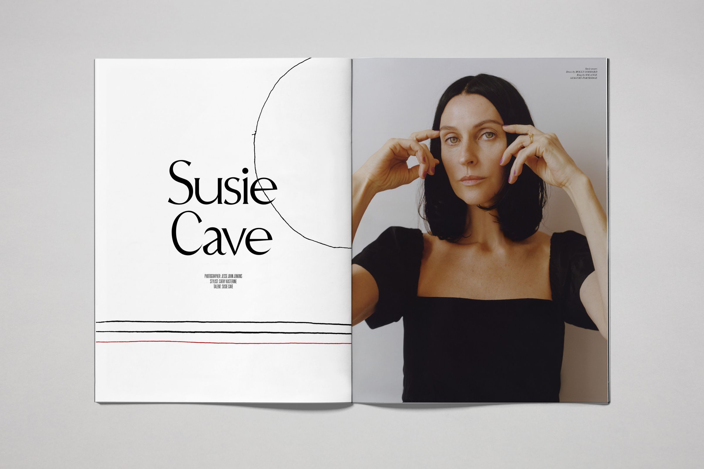 Rika Magazine issue no. 15 Susie Cave photographed by Jesse John Jenkins
