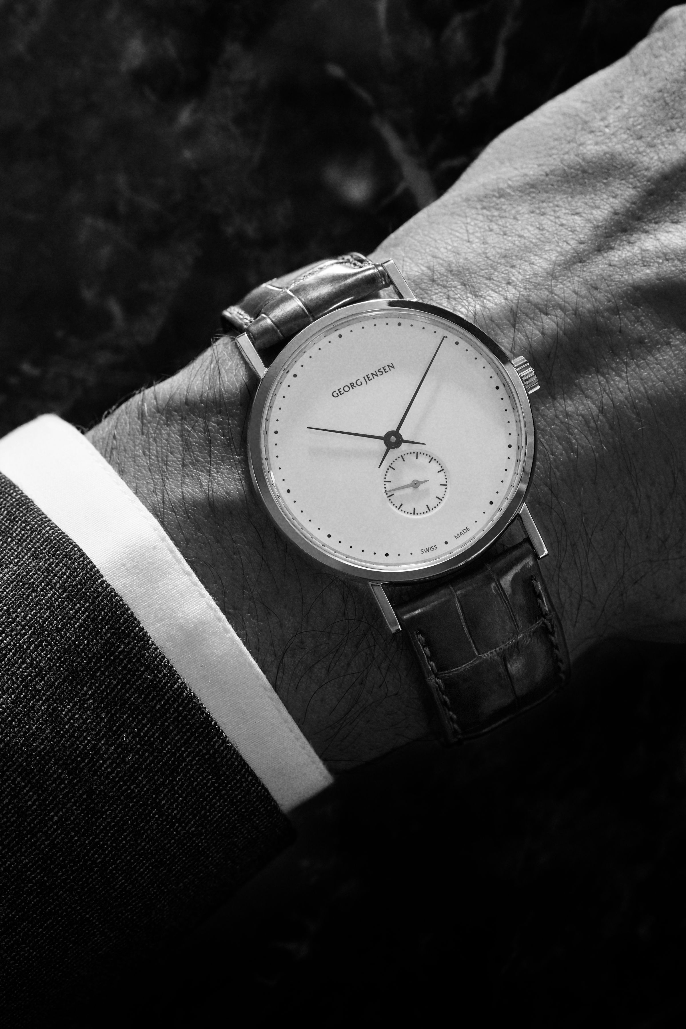 Georg Jensen men's watches campaign photography