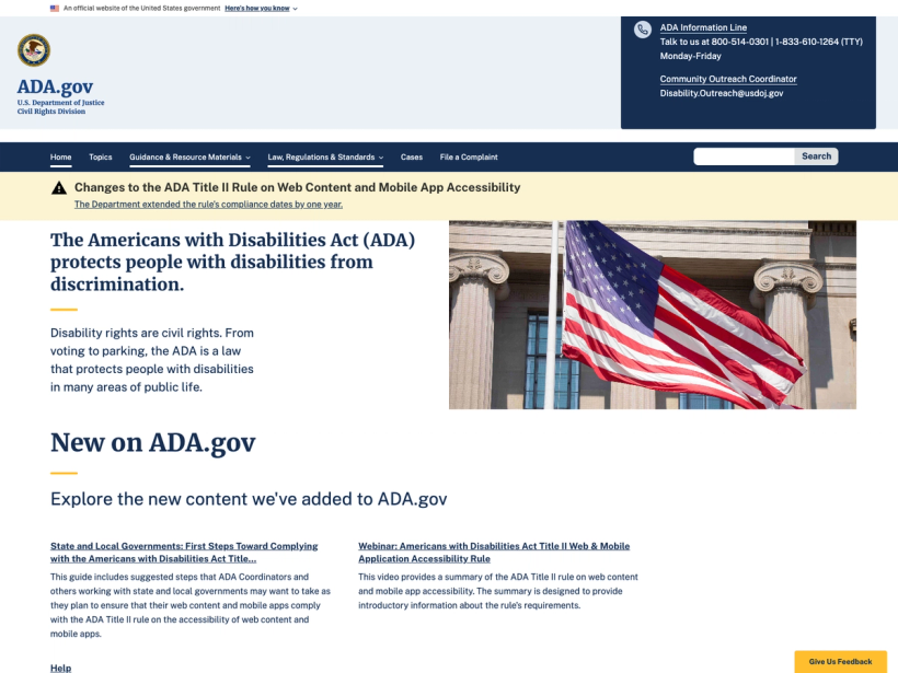 The Americans with Disabilities Act