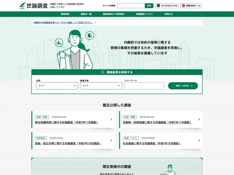 世論調査 | 内閣府