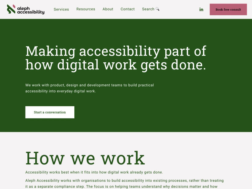 Aleph Accessibility