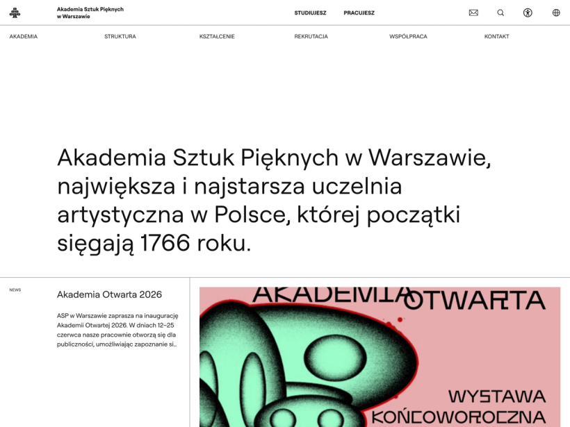 Akademia Sztuk Pięknych w Warszawie