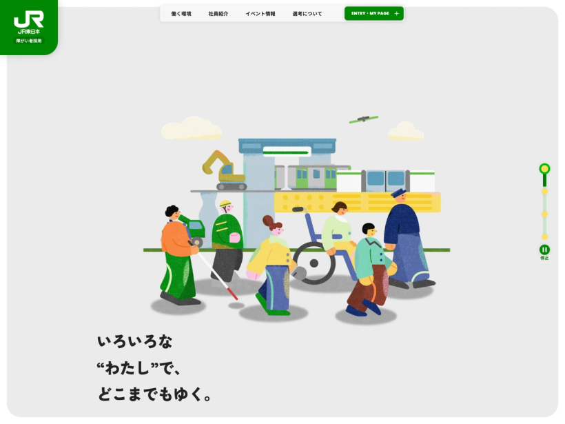 JR東日本 障がい者採用