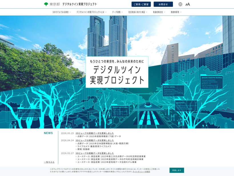 東京都デジタルツイン実現プロジェクト
