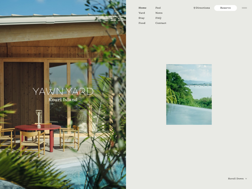 YAWN YARD（ヨーン・ヤード）沖縄古宇利島にある「泊まれる庭」