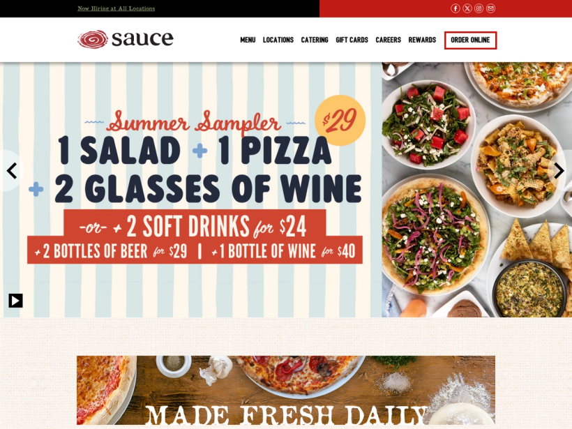 Sauce Pizza & Wine